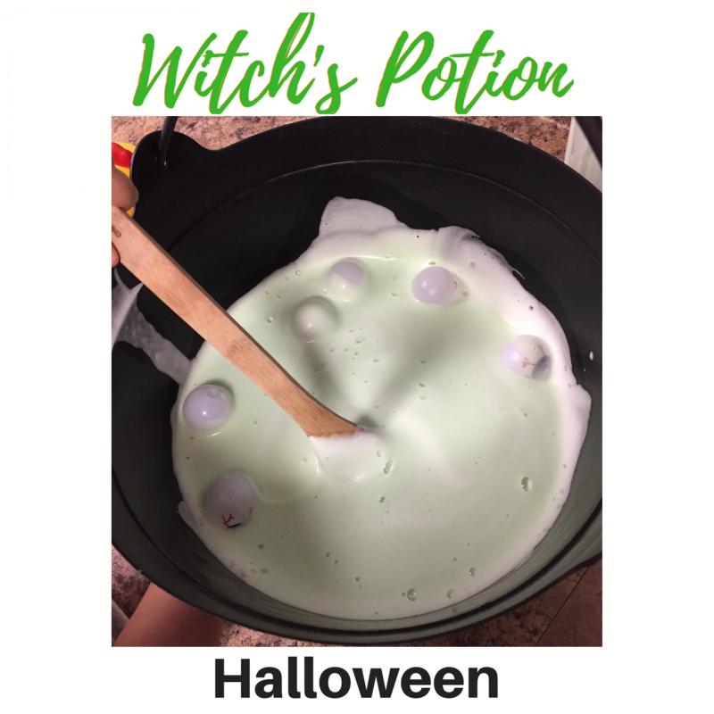 Halloween Witches Cauldron Plastic Candy Bowl Pot Party Decor