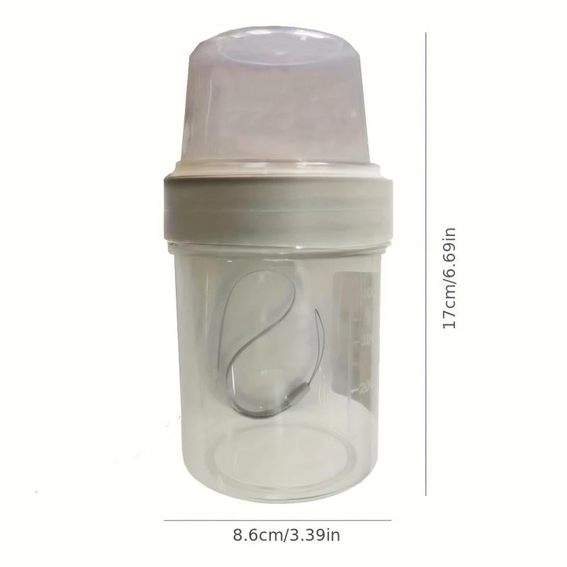 Portable Cereal Cup Double Layer Compartment Container Cup