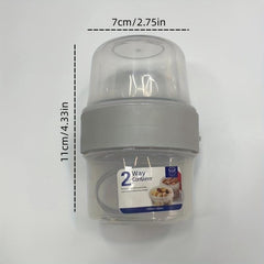 Portable Cereal Cup Double Layer Compartment Container Cup