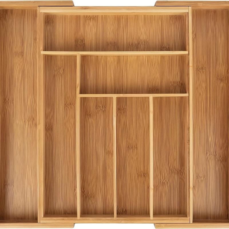 Adjustable Japanese Drawer Divider Box for Kitchen and Bathroom Organization