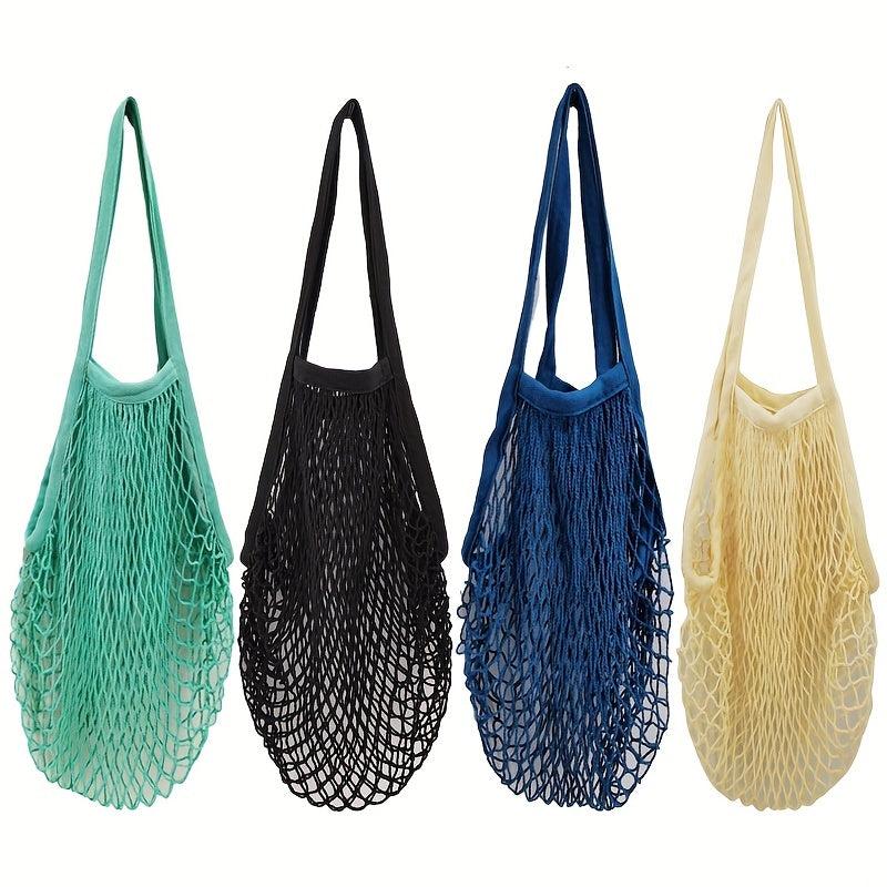 Mesh Hanging Bag for Kitchen Storage, Organizer for Garlic Ginger Onions Fruits
