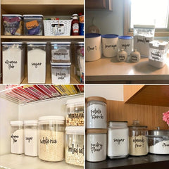 120 Pcs Kitchen Labels Seasoning Labels For Containers Organization