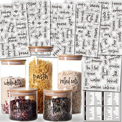 120 Pcs Kitchen Labels Seasoning Labels For Containers Organization