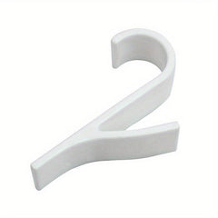 2pcs Kitchen Bathroom Hanger Clips Storage Racks Clear Hanger Towel Clothes Scar