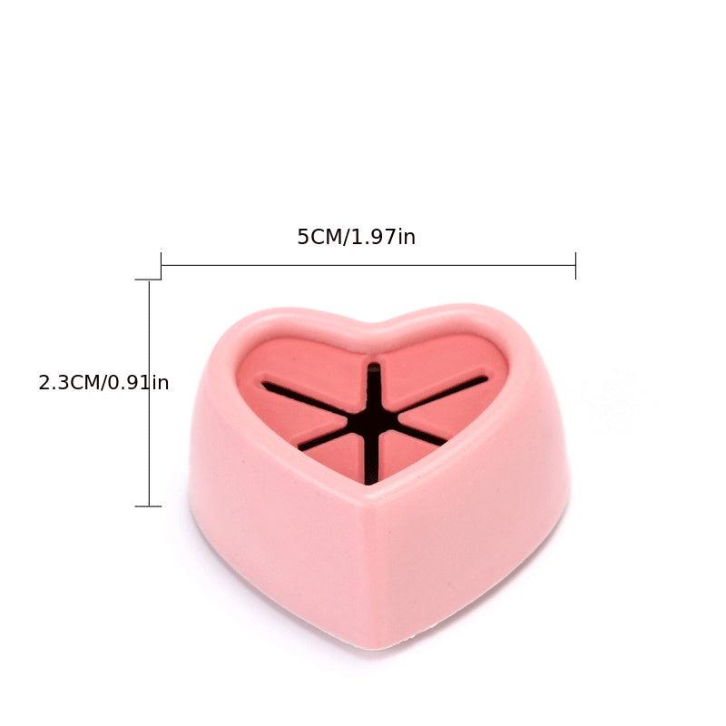Heart Shaped Rag Hook Punch Dish Cloth Storage Rack No Drilling Required
