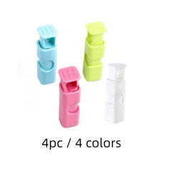 4pcs Food Sealing Clips Press Clip Household Sealing Strip Plastic Ba
