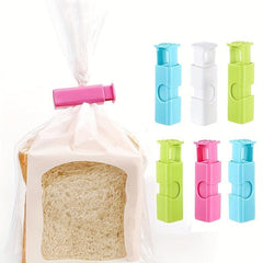 4pcs Food Sealing Clips Press Clip Household Sealing Strip Plastic Ba