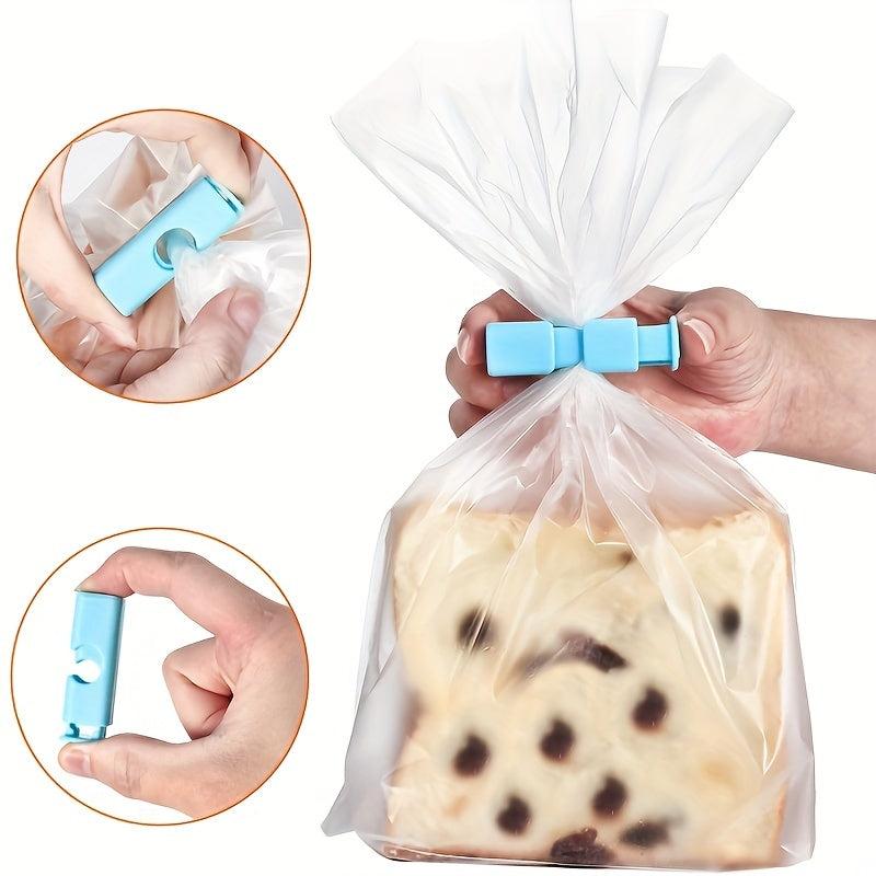 4pcs Food Sealing Clips Press Clip Household Sealing Strip Plastic Ba