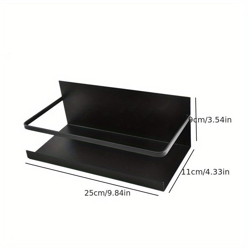 Foldable Spice Rack Magnet Refrigerator Rack Side Storage Rack
