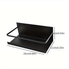 Foldable Spice Rack Magnet Refrigerator Rack Side Storage Rack