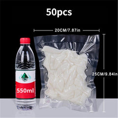 50pcs Vacuum Bags for Food Preservation BPA Embossed Vacuum Packaging Bags
