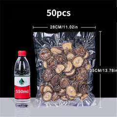 50pcs Vacuum Bags for Food Preservation BPA Embossed Vacuum Packaging Bags