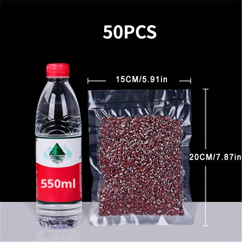 50pcs Vacuum Bags for Food Preservation BPA Embossed Vacuum Packaging Bags