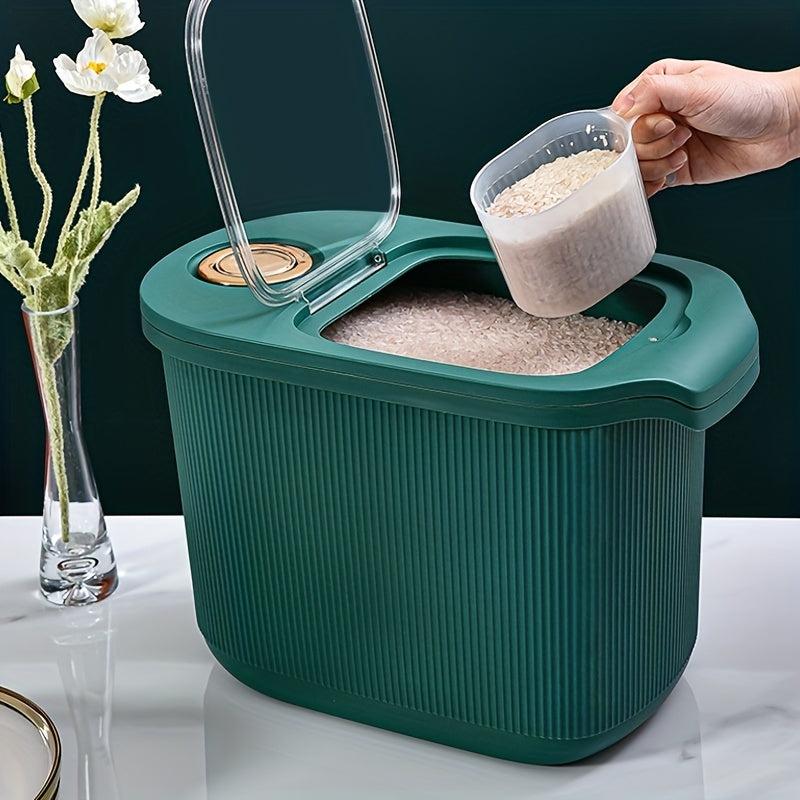 Large Capacity Rice Bucket 10KG Sealed Storage Container