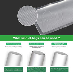 Food Vacuum Bags for Sealer Machine Extend Shelf Life Home Kitchen Supplies