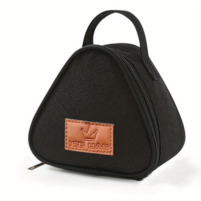 Thermal Rice Ball Bag for Lunch and Snacks, Triangle Shape for Storage