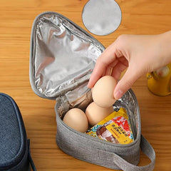 Thermal Rice Ball Bag for Lunch and Snacks, Triangle Shape for Storage