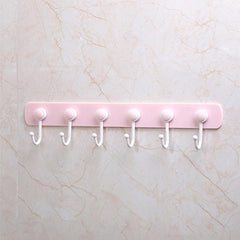 360 Rotating Storage Shelf With 6 Hooks Spoon Spatula Organizer