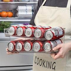 Beverage Storage Boxes 2 Layer Fridge Organizer Set