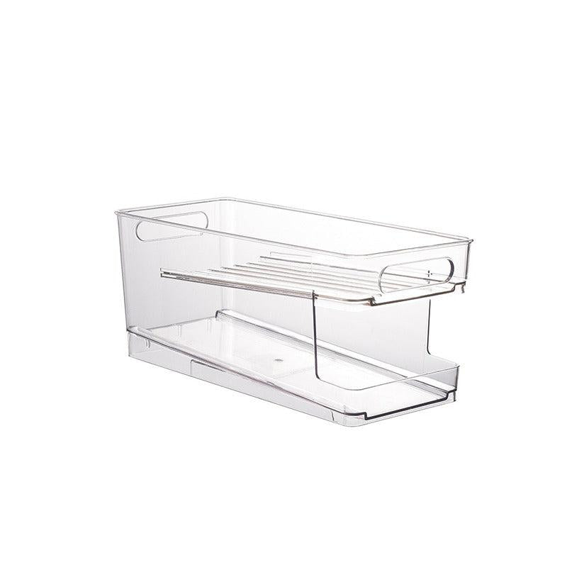 Beverage Storage Boxes 2 Layer Fridge Organizer Set