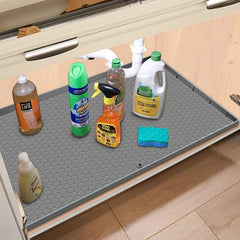 Under Sink Mat Waterproof Cabinet Protector Silicone Mats Holds Up To 2 Gallon