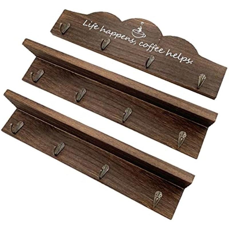 3pcs Coffee Cup Holder with Hooks Mug Organizer