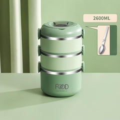 304 Stainless Steel Portable Bento Box Large Capacity for Students