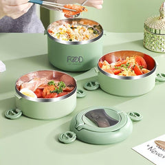 304 Stainless Steel Portable Bento Box Large Capacity for Students