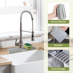 Silicone Kitchen Sink Splash Guard for Faucet