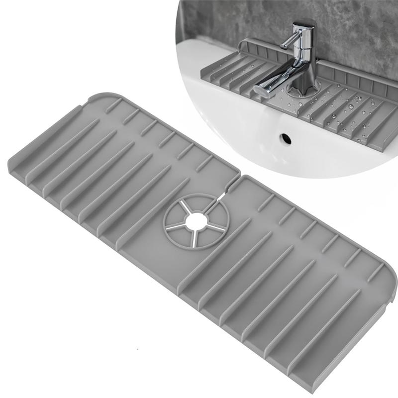 Silicone Kitchen Sink Splash Guard for Faucet