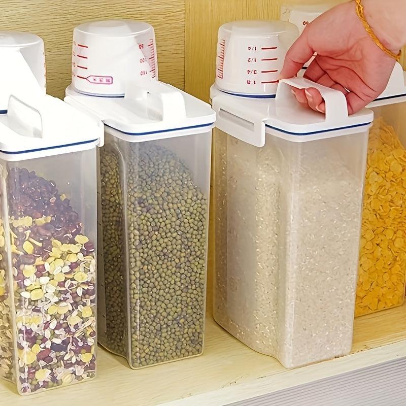 Large Capacity Rice Bucket with Pour Spout