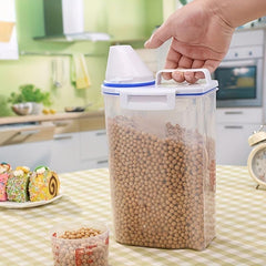 Large Capacity Rice Bucket with Pour Spout