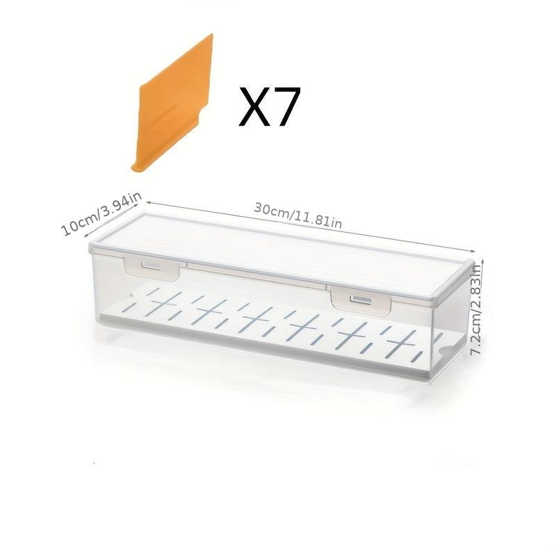Desktop Divided Storage Box Dust-proof Lipstick Storage Powder Puff Makeup Brush