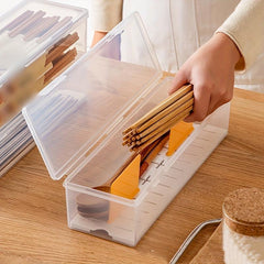 Desktop Divided Storage Box Dust-proof Lipstick Storage Powder Puff Makeup Brush