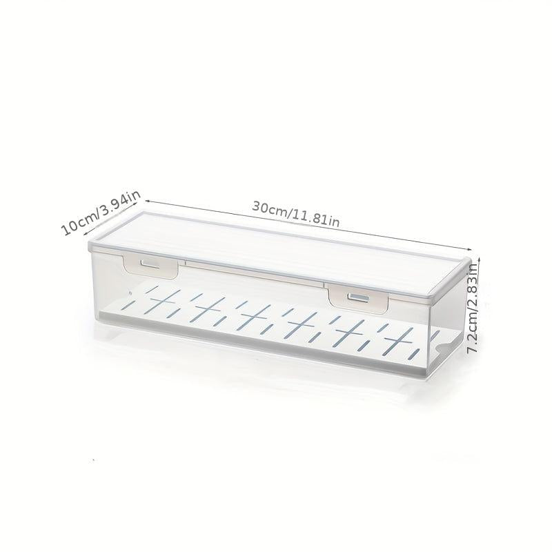 Desktop Divided Storage Box Dust-proof Lipstick Storage Powder Puff Makeup Brush