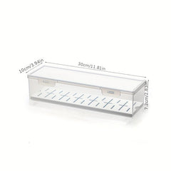 Desktop Divided Storage Box Dust-proof Lipstick Storage Powder Puff Makeup Brush