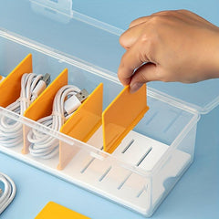 Desktop Divided Storage Box Dust-proof Lipstick Storage Powder Puff Makeup Brush