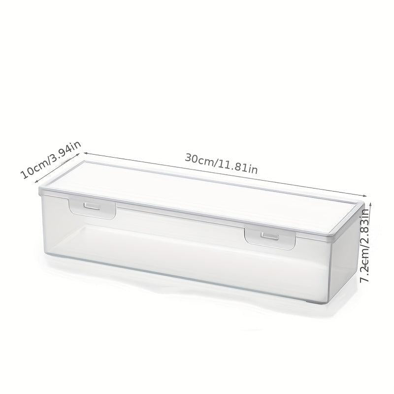 Desktop Divided Storage Box Dust-proof Lipstick Storage Powder Puff Makeup Brush