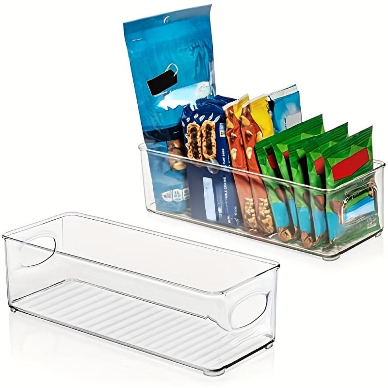 Stackable Fridge Organizer Bins Set
