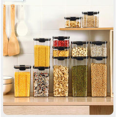 Clear Airtight Food Storage Container With Lid