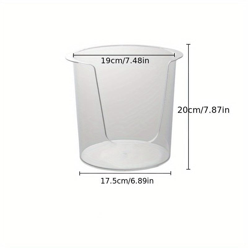 Transparent Dish Rack Organizer for Countertop and Cabinet