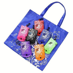 Butterfly Printed Foldable Handbag Tote Eco Reusable Grocery Bag
