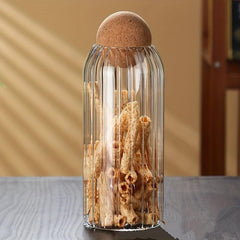 Lead Glass Bottles Sealed Jars 3pcs Set