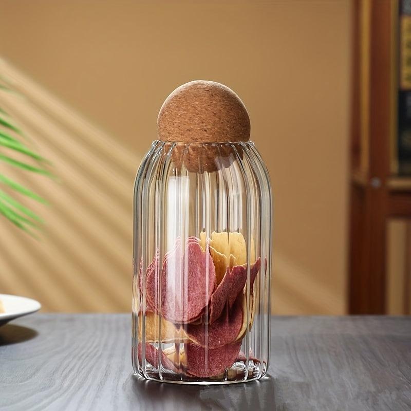 Lead Glass Bottles Sealed Jars 3pcs Set