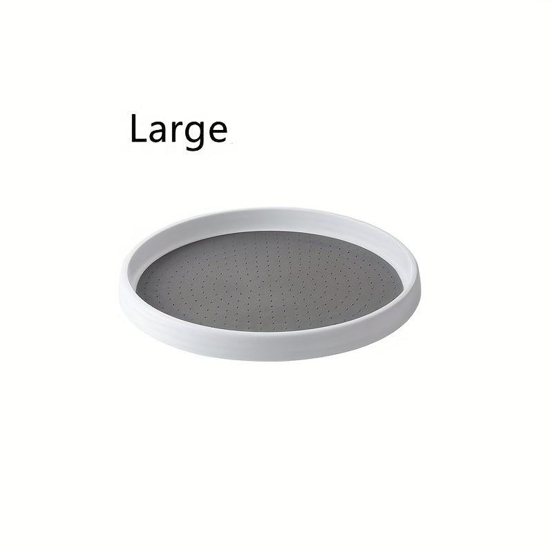 360 Rotating Spice Rack Kitchen Storage Tray Seasoning Bottle Turntable