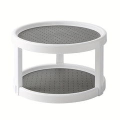 360 Rotating Spice Rack Kitchen Storage Tray Seasoning Bottle Turntable