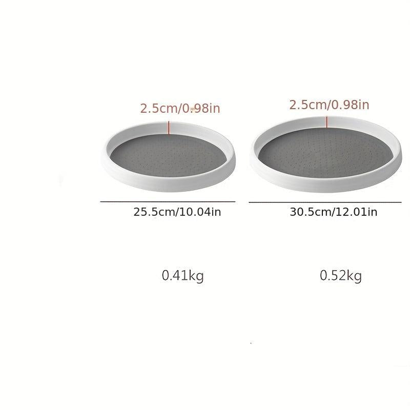 360 Rotating Spice Rack Kitchen Storage Tray Seasoning Bottle Turntable