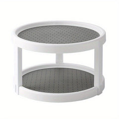 360 Rotating Spice Rack Kitchen Storage Tray Seasoning Bottle Turntable
