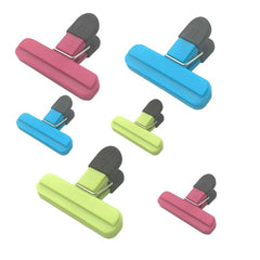 6 Pack Large Chip Bag Clips Assorted Sizes Food Bag Clips