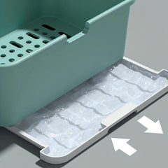 Portable Milk Bottle Drainer Dust Bin Countertop Drying Rack